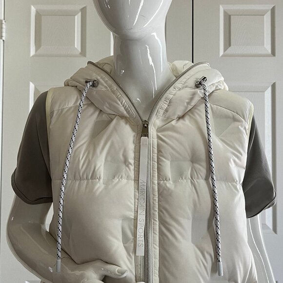 Marc Cain Cream/Winter White Down Vest - size N1 / Small/Medium - Picture 1 of 17